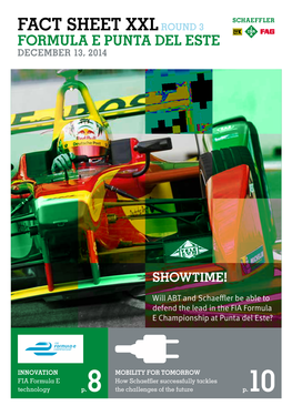 Fact Sheet XXL Formula E Punta Des Este 2014
