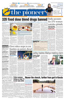 328 Fixed Dose Blend Drugs Banned
