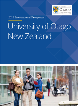 University of Otago New Zealand OTAGOUNIVERSITY of the University of Otago Provides a Special Educational Environment