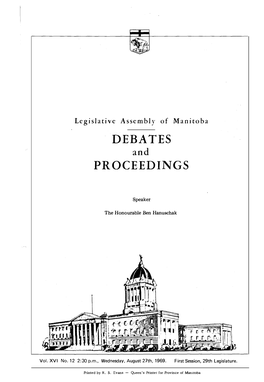 Debates Proceedings