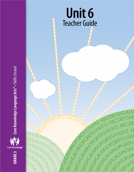 Teacher Guide Skills Strand Skills