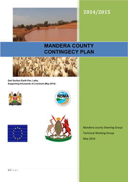2014/2015 Mandera County Contingecy Plan