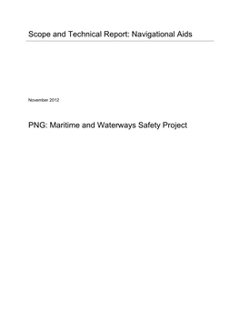 Maritime and Waterways Safety Project