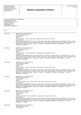 Registro Topografico Analitico Tramaloni Francesca