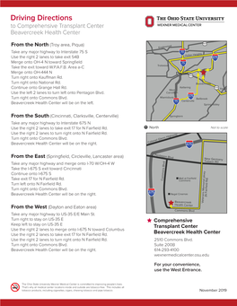 Driving Directions (PDF)