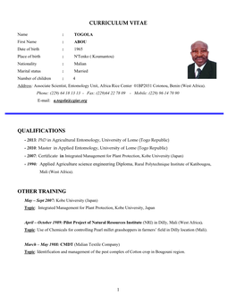 Curriculum Vitae