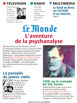 L'aventure De La Psychanalyse