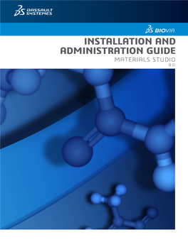 Materials Studio: Installation and Administration Guide
