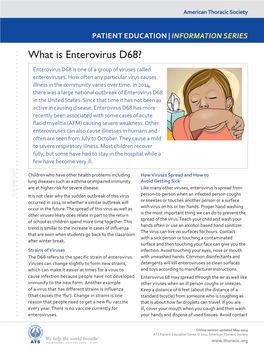 What Is Enterovirus D68?