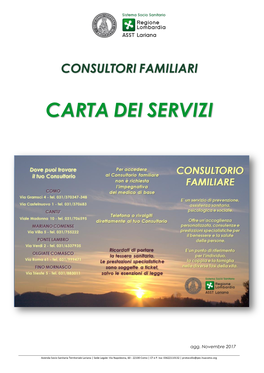 Carta Dei Servizi