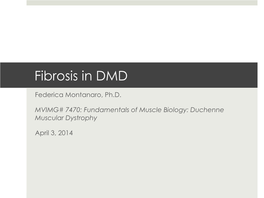 Fibrosis in DMD