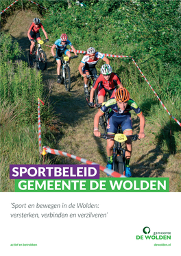 Sportbeleid Gemeente De Wolden