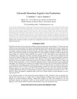 Ultracold Muonium Negative Ion Production V