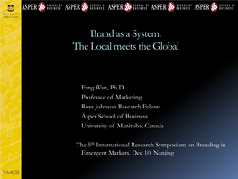 Download Here the PDF “Brand As a System: the Local Meets the Global”