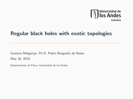 Regular Black Holes with Exotic Topologies