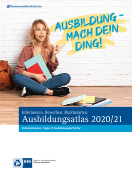 Ausbildungsatlas 2020/21 Informationen, Tipps & Ausbildungsbetriebe INHALTSVERZEICHNIS | 3