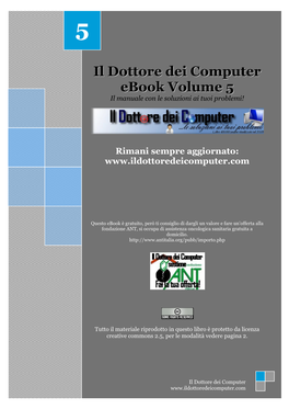 Il Dottore Dei Computer Ebook Volume 5