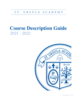 Course Description Guide 2021 2022