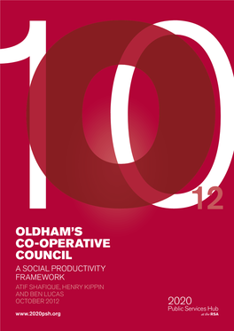 Oldham's CO-Operative Council