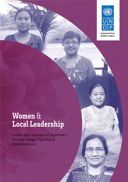 Women & Local Leadership Women & Local Leadership