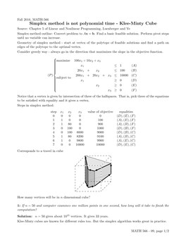 Simplex Method Is Not Polynomial Time