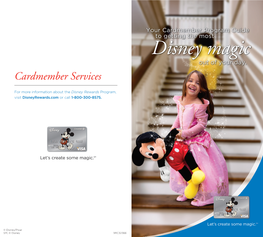 Disney Rewards Program, Visit Disneyrewards.Com Or Call 1­800­300­8575