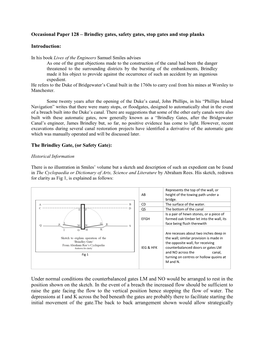 Brindley Gates, Safety Gates, Stop Gates and Stop Planks Introduction