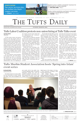 The Tufts Daily Volume Lxxi, Number 30