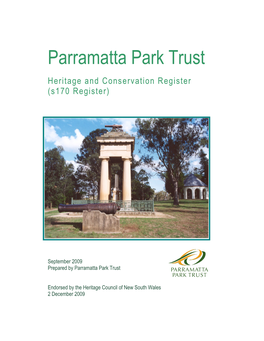 Parrmatta Park Heritage and Conservation