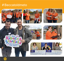 Beccatoldmeto Communitycommunity Involvement INVOLVEMENT Riverview 2019 Sponsorships: Non Cash Support Given To