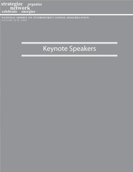 Keynote Speakers