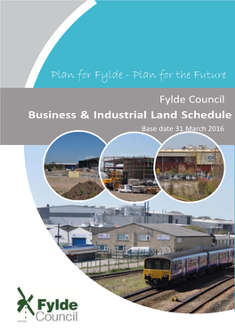Plan for Fylde - Plan for the Future