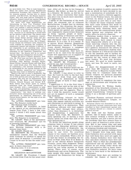 Congressional Record—Senate S4144