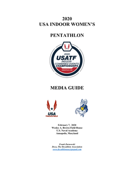 2020 Usa Indoor Women's Pentathlon