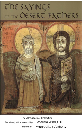 The Sayings of the DESERT FATHERS
