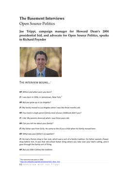 Transcript Joe Trippi