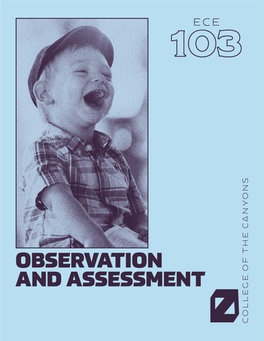 Observation and Assessment