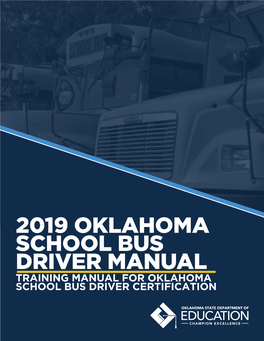 2019 Oklahoma School Bus Driver Manual