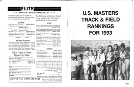 U.S. Masters Track & F