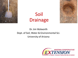 Soil Drainage