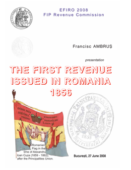 The First Revenue Issued in Romania 1856