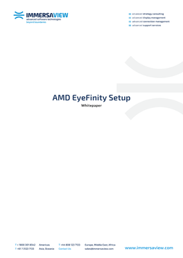 AMD Eyefinity Setup Whitepaper