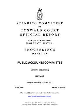 Public Accounts Committee