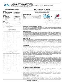 UCLA GYMNASTICS UCLA Athletic Communications / J.D