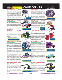 Owi Robot Kits `