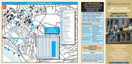 SHUTTLE SYSTEM ROUTES and SCHEDULES