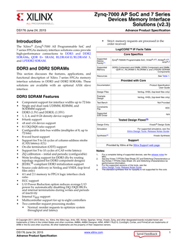 Zynq-7000 All Programmable Soc and 7 Series Devices Memory Interface Solutions User Guide (UG586) [Ref 2]