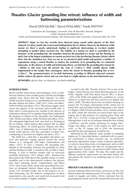 Thwaites Glacier Grounding-Line Retreat: Influence of Width and Buttressing Parameterizations