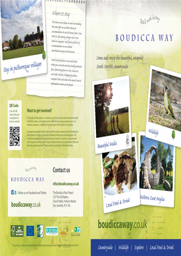 Boudicca Way A5 4Pg Leaflet.Indd
