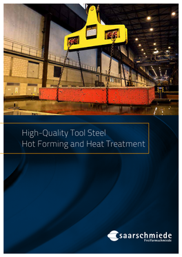 High-Quality Tool Steel Hot Forming and Heat Treatment 2 CONTENTS